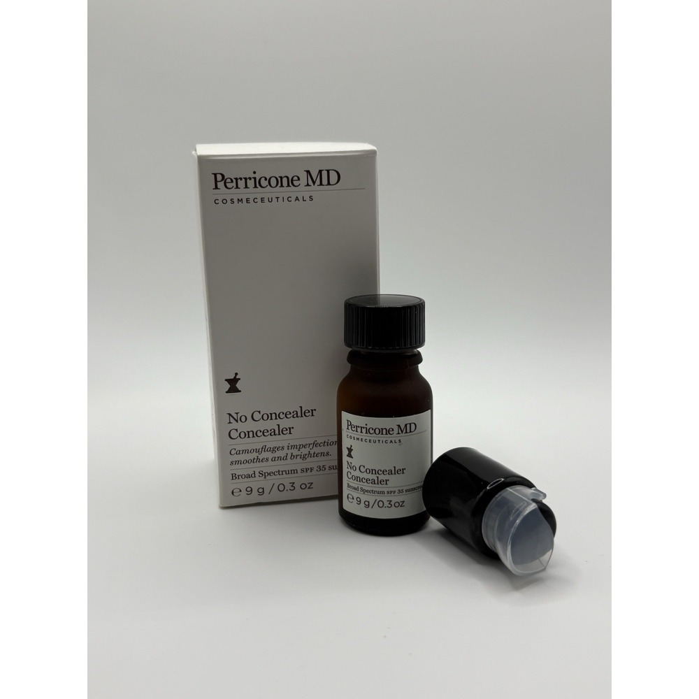 Perricone MD No Concealer Concealer Brightening Liquid 0.3 oz with pump NIB